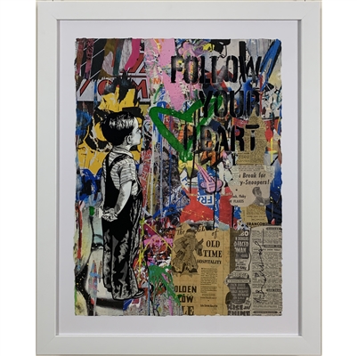 Follow Your Heart by Mr. Brainwash an Original Silkscreen and Mixed ...